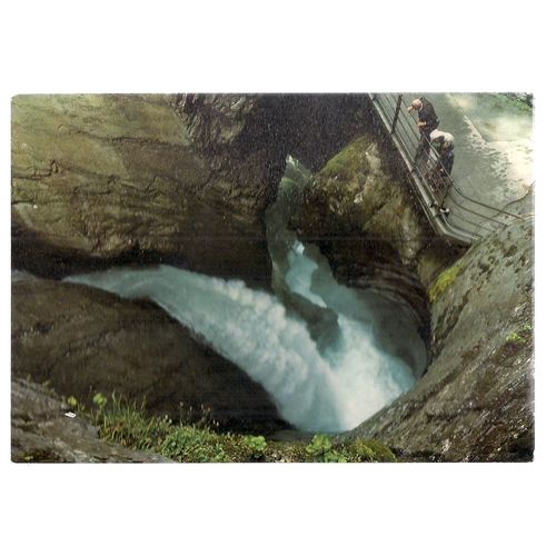 TRUMMELBACH FALLS unused postcard #