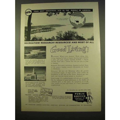 1963 Public Service Company of Oklahoma Ad - Reddy