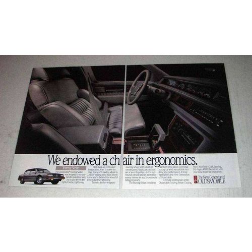 1988 Oldsmobile Touring Sedan Ad - Ergonomics
