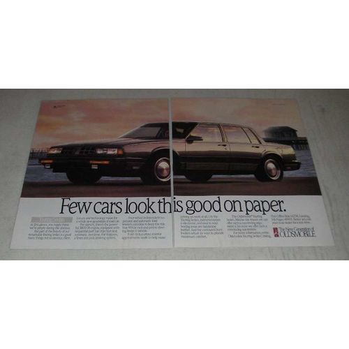 1988 Oldsmobile Touring Sedan Ad - Few Cars Look This Good on Paper