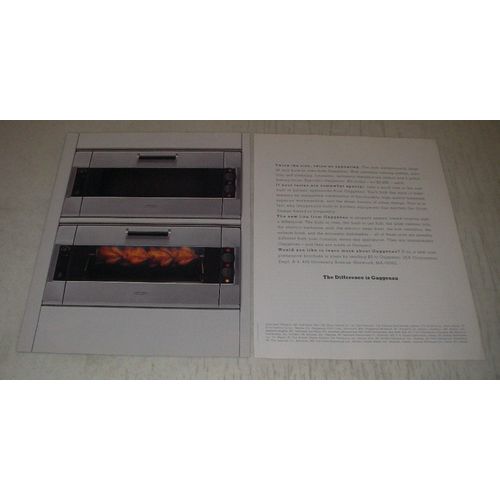 1990 Gaggenau 36 Inch Built-in Oven Ad - Twice the size, twice as appealing