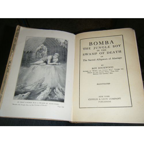 Bomba the Jungle Boy in the Swamp of Death (Hardcover, Illustrated, 1929)