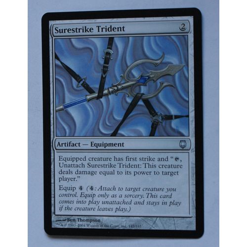 Magic the Gathering MTG CCG: Darksteel # 147 Surestrike Trident (A) 2004 WotC