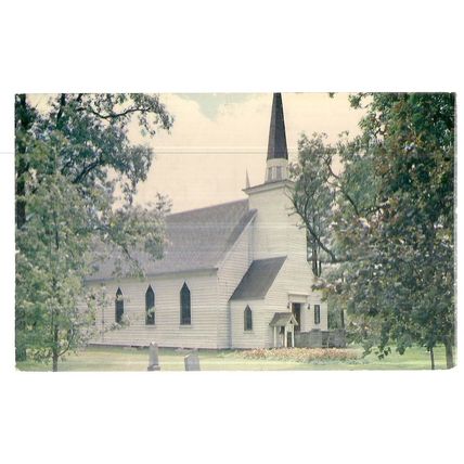 MOHAWK CHAPEL, BRANTFORD, ONTARIO, CANADA used postcard, NOT POSTED =