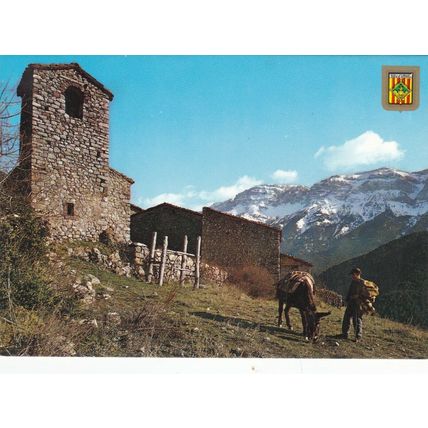 Spain Cava Serra del Cadi Postcard Unused VGC