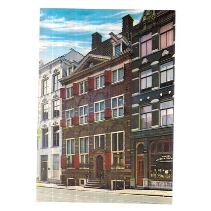 REMBRANDT HOUSE, AMSTERDAM, HOLLAND .unused vintage postcard =