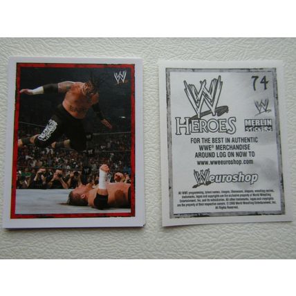 Topps - Merlin 2008 WWE Heroes Wresting Stickers 1-216 & P1-P15 Variants (EB2)