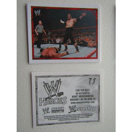 Topps - Merlin 2008 WWE Heroes Wresting Stickers 1-216 & P1-P15 Variants (EB2)