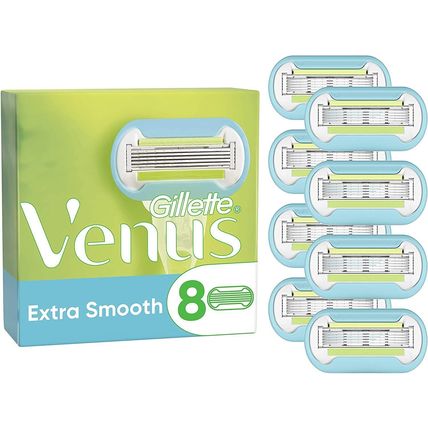 Gillette Venus Extra Smooth Women's Razor Blade Refills x8 [New&Sealed]