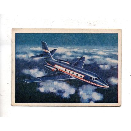 CARDMASTER JET AIRCRAFT OF THE WORLD 1958 LOCKHEED 329 JETSTAR No.79 USA