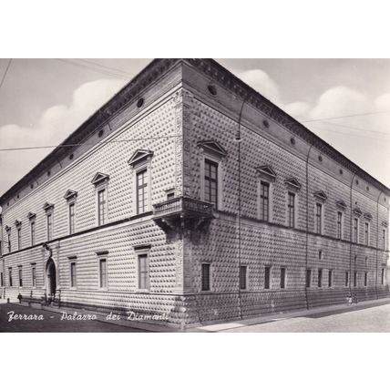 Ferrara Palazzo Dei Diamanti Old Italian Real Photo Postcard