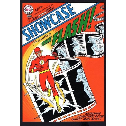 The Flash Showcase Comic DC Book Issue 4 Art Postcard