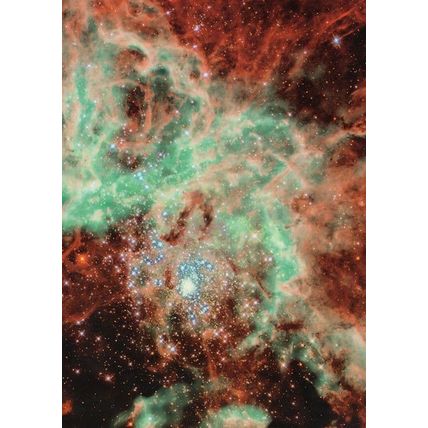 R136 Tarantula Nebula Star Cluster Astronomy Outer Space Postcard