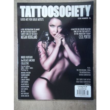 Tattoo Society Magazine #26 2010 Masuimi Max Isaac Madera Megan Hoogland