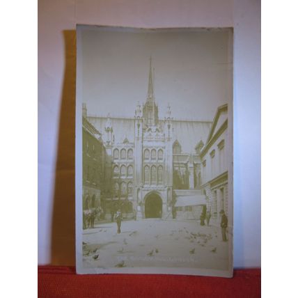 THE GUILDHALL, LONDON used antique postcard RP 1910 pm =