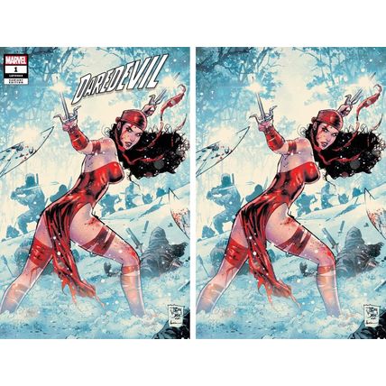 2022 Daredevil Tony Daniels Elektra Variant & Virgin Variant #1