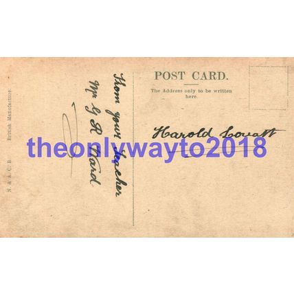 Bonchurch Pond, IOW, N & A CB Postcard