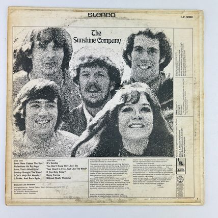 The Sunshine Company – The Sunshine Company Vinyl LP Record Album LP-12368