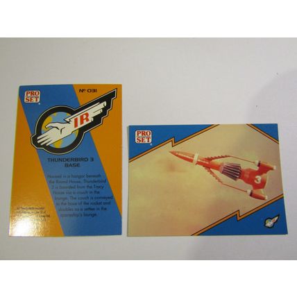 31. Thunderbird 3 Base - Thunderbirds IR 1992 PRO SET Trade Card.