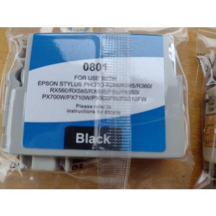 Epson Ink Cartridges, job lot, 0801 0802 0803 0806 202XL sealed compatible