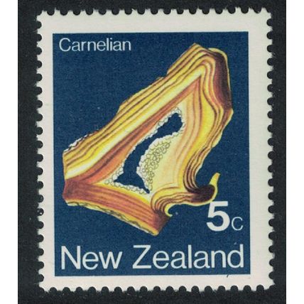 New Zealand Carnelian Mineral 5c 1982 MNH SG#1281