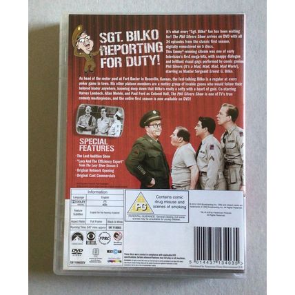 Bilko (Phil Silvers Show) Complete 1st Season (1955-56) 34 Episodes on 5 DVDs