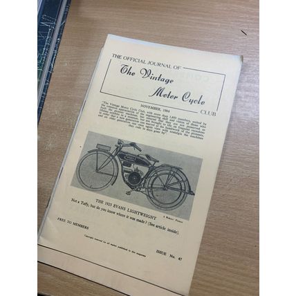 1964 12 x THE VINTAGE MOTOR CYCLE MAGAZINES JAN TO DECEMBER (P4)