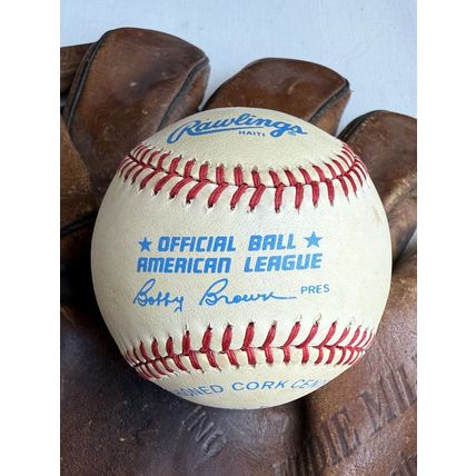 Norm Cash (d. 1986) Signed Autographed Official American League (OAL) Baseball