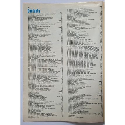Hobby’s Annual 1987. The modelmakers year book. Includes Doll’s Town House plan