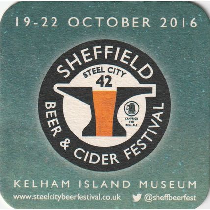 BEER MAT - ABBEYDALE BREWERY - BEER & CIDER FESTIVAL - (Cat No 021) - (2016)