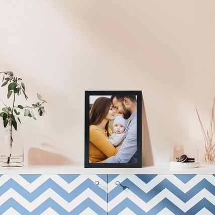 WIFTREY 5X7 Black Picture Frame Bulk 5 X 7 Photo Frames for Wall Hanging or Tabl