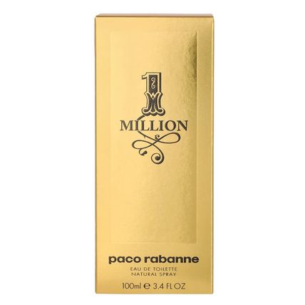 Paco Rabanne 1 Million EDT Spray - Notes of Leather, Amber and Tangerine for Reb