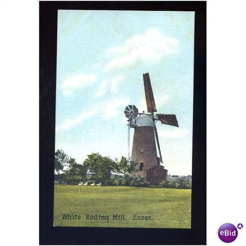 Essex WHITE RODING Mill Postcard by Shurey