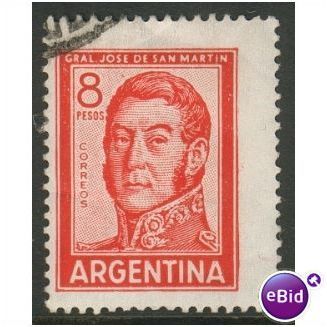 Argentina 1959 - SG1037 - 5p red - Jose de San Martin - used