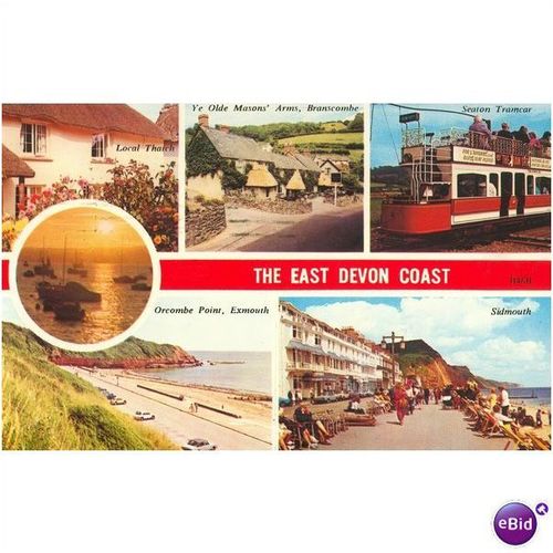 GB Postcard - The East Devon Coast