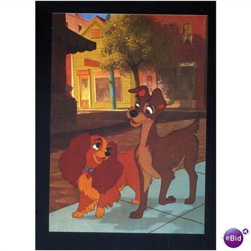 Cinema 108/3 DISNEY "Lady And The Tramp" Postcard by Biondetti