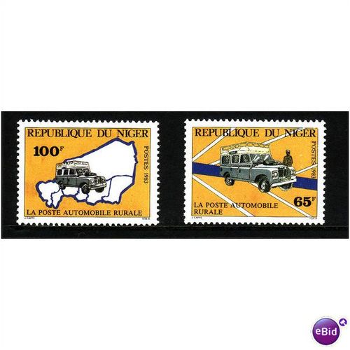 NIGER 1983 RURAL POST SERVICES SG 952/953 SET 2 VALS U/M MINT