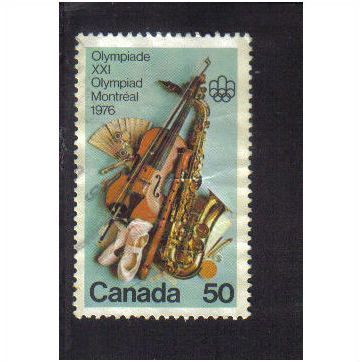 1976 canada olympic games performing arts 50c f/u sg835