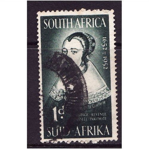 1952 South Africa, Landing of Van Riebeeck, Used Stamp Sg 137#1