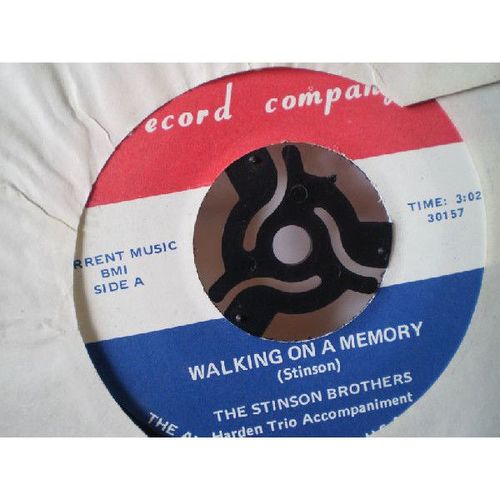 Stinson Brothers- Walking On A Memory-US 7" -American 30157 -NM-COUNTRY ROCK