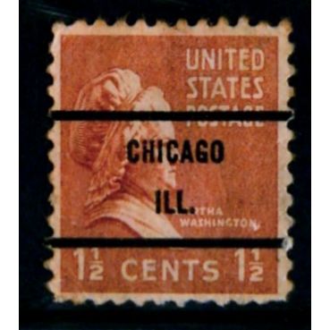 USA 1938 SG 801 1 1/2c BROWN MARTHA WASHINGTON FINE USED #3