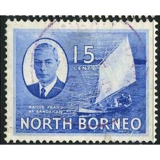 NORTH BORNEO 1950 SG 363 - #2 fine used (o)
