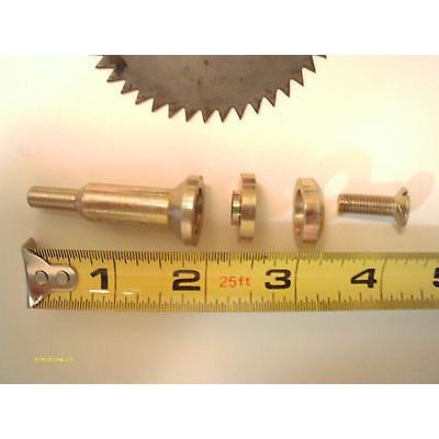 3 Inch 48 Teeth Wood Cutting Saw Blade & 1/4" x 3/8" Mandrel Hobbies New in Case