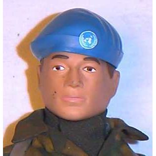 Reproduction Action Man Internationals United Nations Beret Badge Decal