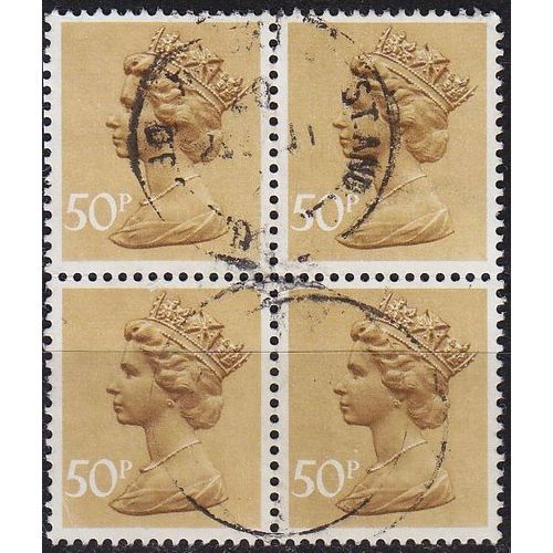 ENGLAND GREAT BRITAIN [1977] MiNr 0731 ( O/used ) [02] Machin 4er