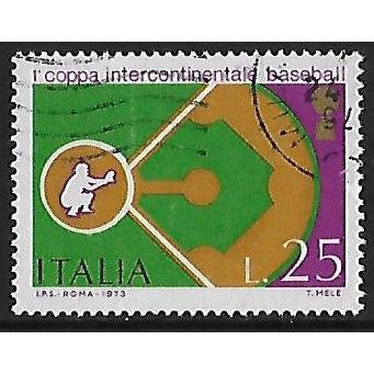 Mi 1411: 25 L. multicoloured Intercontinental Baseball Championship.