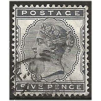 1881 SG169 5d Indigo Fine Used . .. .