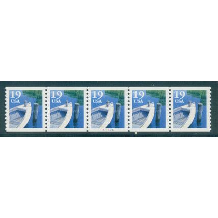 2529 19c Fishing Boat Fine MNH PNC 1A2424/5 V0890
