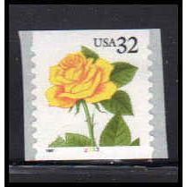 3054 32c Yellow Rose Very Fine MNH CNS 2333 PA6925