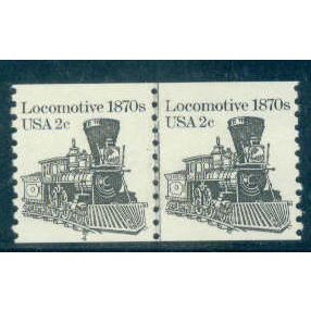 1897A 2c Locomotive Fine MNH Dry Gum CNP Left 4 W0440